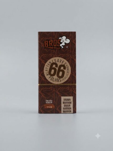 Bros Brown King Size Regular Rolling Papers-66 Main Box (50 Boxes)