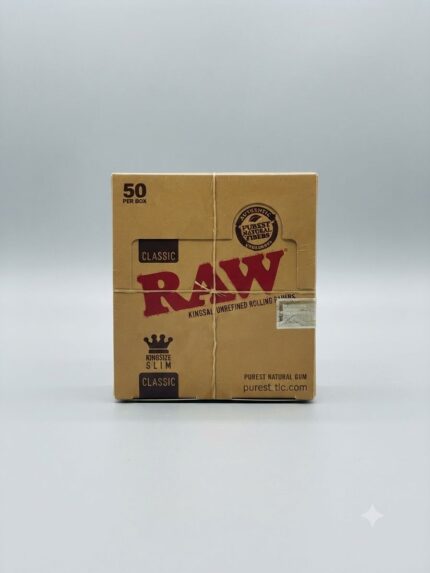 RAW Classic Slim Filter - Box of 24 Rolls 5m